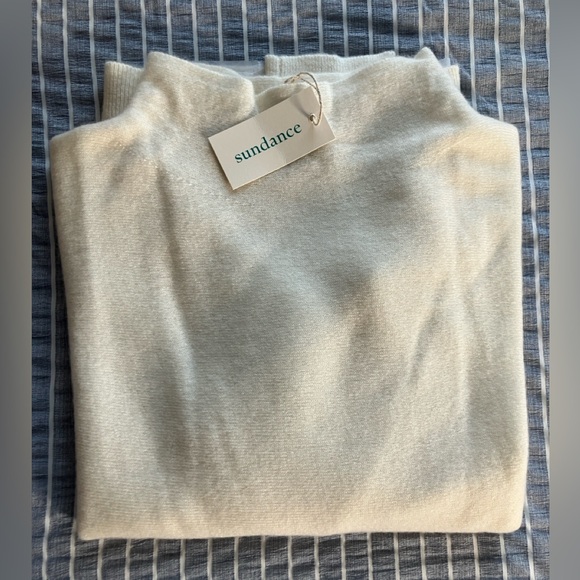Sundance Cashmere Mockneck Evianna Sweater - Ivory - Picture 1 of 8